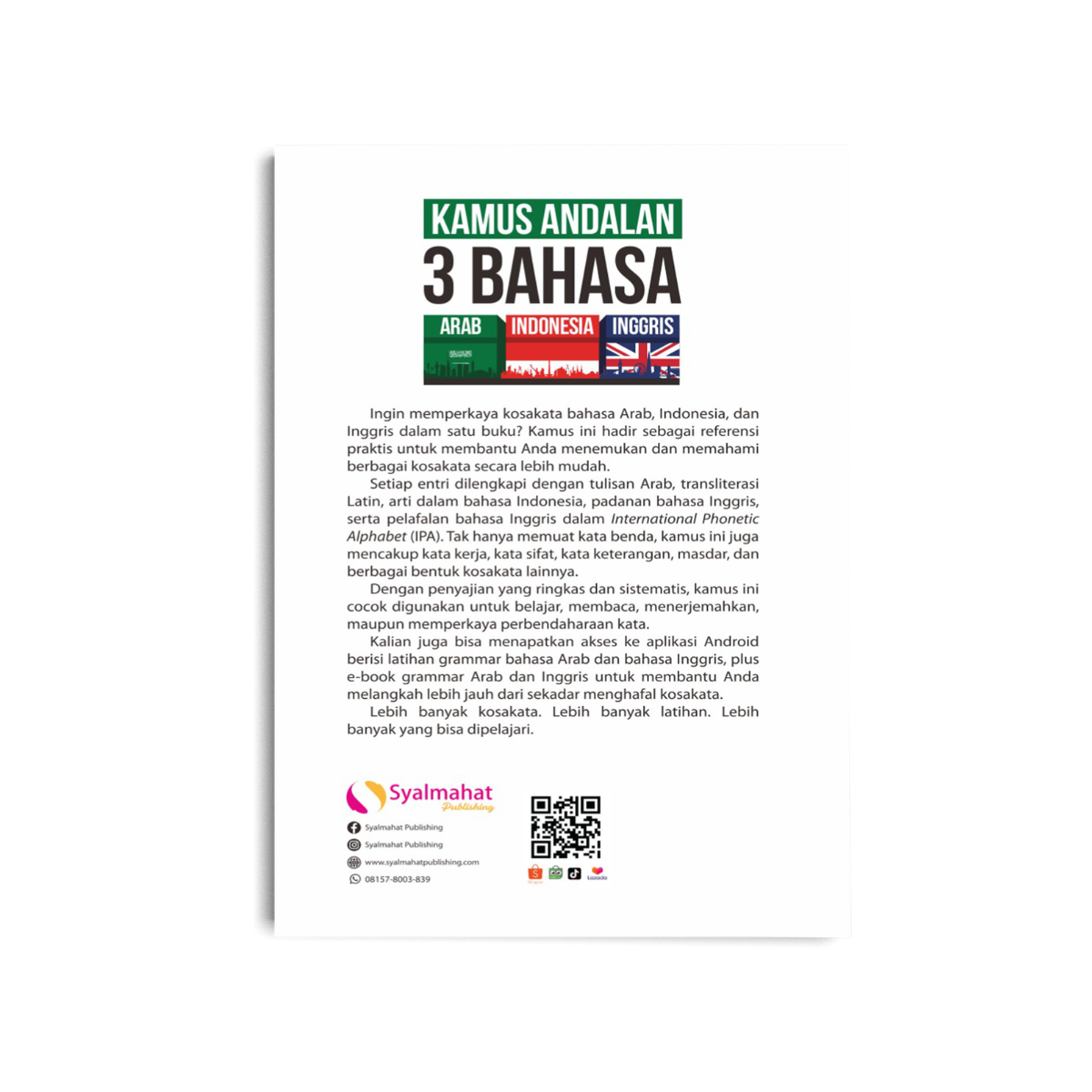 Kamus Andalan 3 Bahasa Arab Indonesia Inggris - Image 2